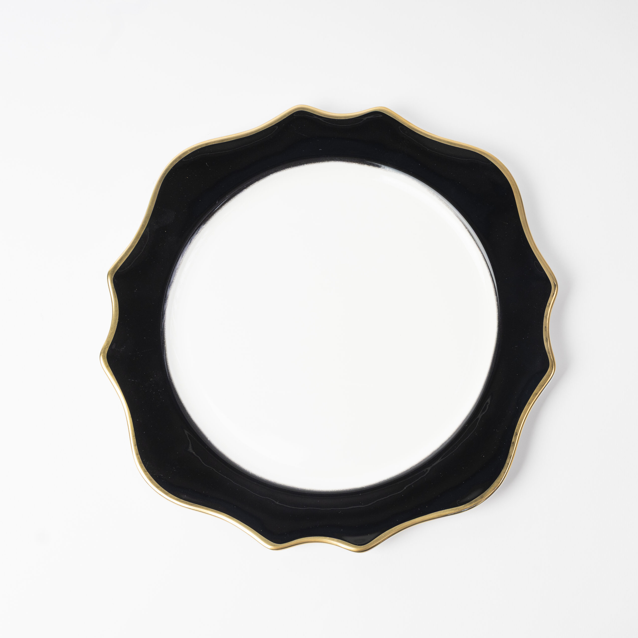 Deluxe - Plato base black gold