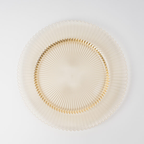 Oporto - Plato base dorado